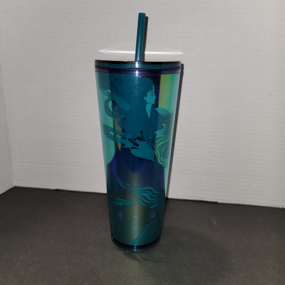 Starbucks Cup Spring Blue Holographic Glacier Dichronic Siren Core Tumbler NWT - Picture 4 of 7